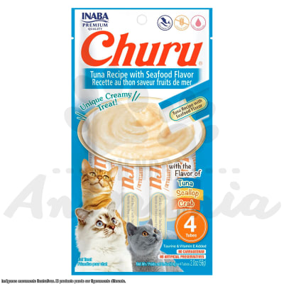 CHURU CAT TUNA RECIPE WITH SEAFOOD FLAVOR 56 GR1