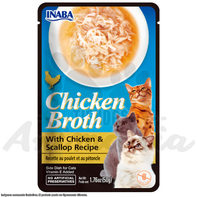 CHURU BROTH CHICKEN & SCALLOP RECIPE - CALDO DE POLLO CON POLLO Y OSTION 50 GR