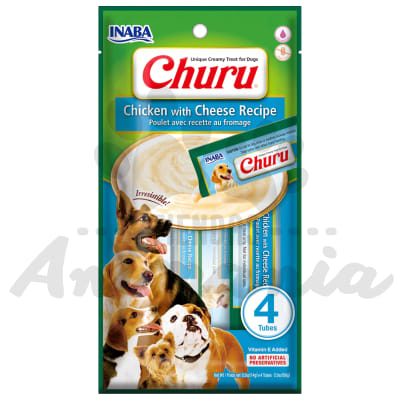 CHURU DOG PREMIO CREMOSO PARA PERROS RECETA DE POLLO CON QUESO 56 GR