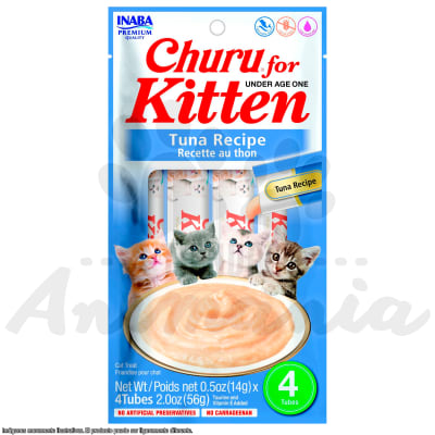 CHURU CAT FOR KITTEN TUNA RECIPE - RECETA DE ATUN PARA GATITOS 56 GR1