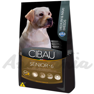 CIBAU PERRO SENIOR +6 MEDIUM & MAXI RAZAS MEDIANAS Y GRANDES 12 KG1