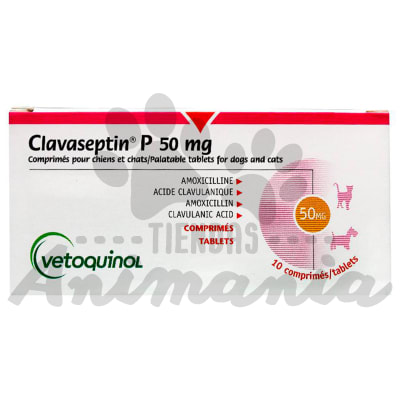 CLAVASEPTIN 10 COMPRIMIDOS 50 GR