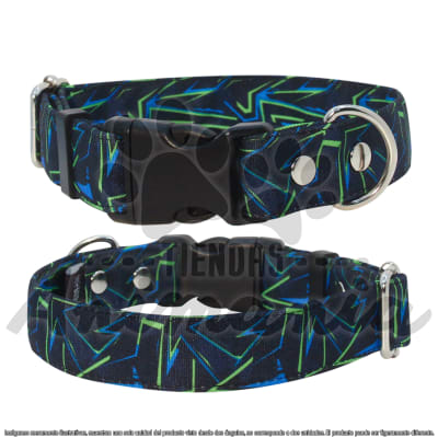 THE ROCKY DOG COLLAR PARA PERROS TALLA M DISEÑO ABSTRACTO1