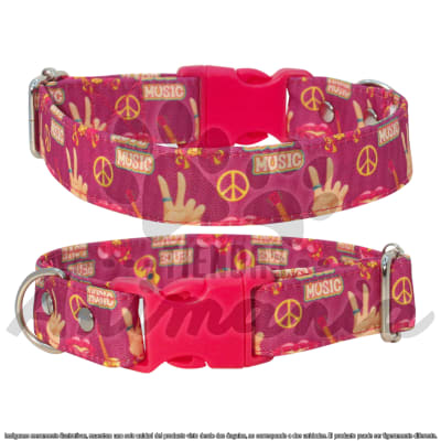 THE ROCKY DOG COLLAR PARA PERROS TALLA M DISEÑO HIPPIE1