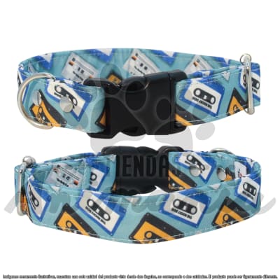 THE ROCKY DOG COLLAR PARA PERROS TALLA M DISEÑO CASSETTE1