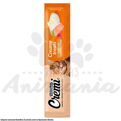 NATURALISTIC CREMI TREATS SALMON & TUNA, GRAIN FREE | SALMON Y ATUN LIBRE DE GRANOS 5 * 12 GR