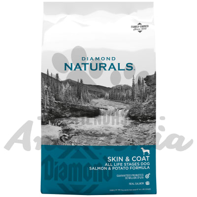 DIAMOND NATURALS DOG SALMON (SKIN&COAT) PIEL Y PELO FÓRMULA PARA PERROS EN TODAS LAS ETAPAS DE LA VIDA 15 KG