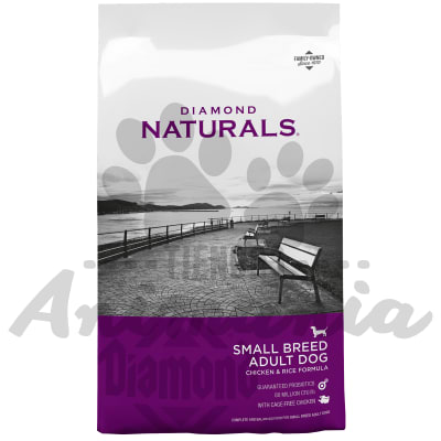 DIAMOND NATURALS ADULTO RAZA PEQUEÑA SABOR POLLO Y ARROZ | SMALL BREED ADULT DOG CHICKEN & RICE FORMULA 2 KG1