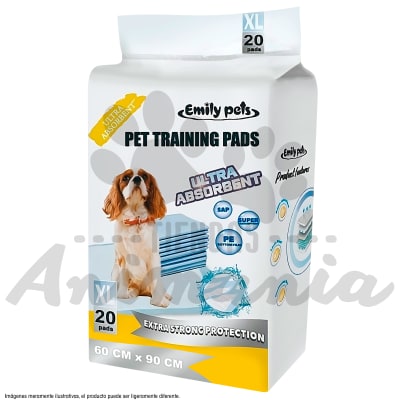 EMILY PETS TRAINING PADS | TOALLITAS DE ENTRENAMIENTO 60 CM * 90 CM ( 20 UNIDADES )1