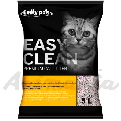 EMILY PETS ARENA SANITARIA AGLUTINANTE LIMON | EASY CLEAN 4 KG1