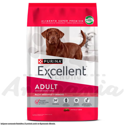 EXCELLENT PERRO ADULTO MEDIANO Y GRANDE 12 KG