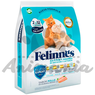FELINNES GATITOS Y MADRES EN GESTACIÓN Y LACTANCIA SABOR A POLLO 8 KG1