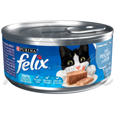 FELIX LATA PATE PESCADO Y ATUN 156 GR1