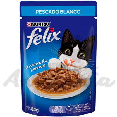 FELIX CLASSIC CON PESCADO BLANCO 85 GR