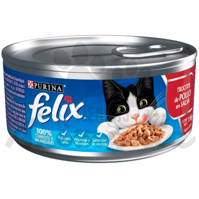 FELIX LATA TROCITOS DE POLLO EN SALSA 156 GR1
