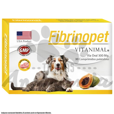FIBRINOPET ORAL 300 MG 30 COMPRIMIDOS
