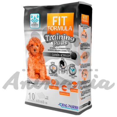 FIT FORMULA TRAINING PAD 10 UNIDADES 60 CM X 60 CM (CARBÓN ACTIVADO) | SABANILLAS DE ENTRENAMIENTO1