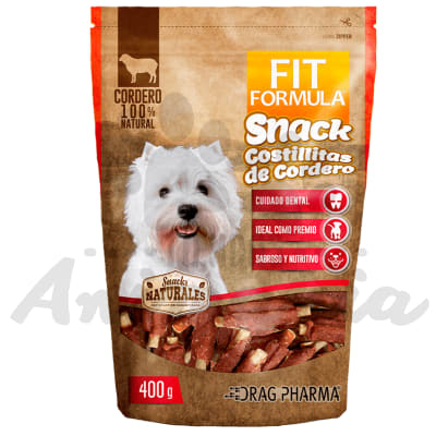 FIT FORMULA SNACK COSTILLITAS DE CORDERO 400 GR