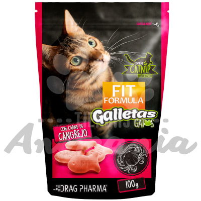 FIT FORMULA GALLETA GATOS CANGREJO 100 GR1