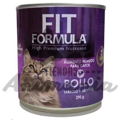 FIT FORMULA LATA GATO POLLO 290GR