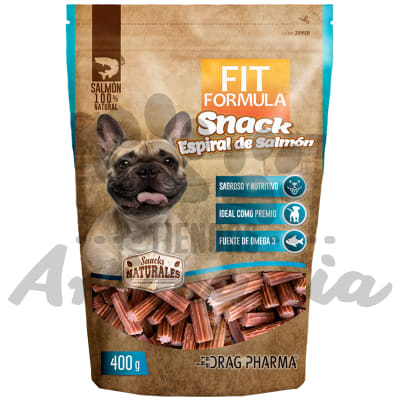 FIT FORMULA SNACK ESPIRAL DE SALMON 400 GR