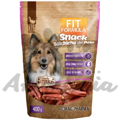FIT FORMULA SNACK SALCHICHA DE PATO 400 GR1