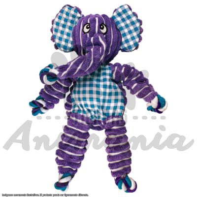 KONG JUGUETE PARA PERROS FLOPPY KNOTS ELEPHANT | DISEÑO ELEFANTE TALLA S/M1