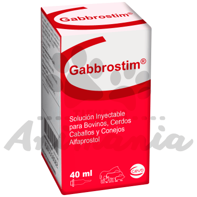 GABBROSTIM SOLUCIÓN INYECTABLE PARA BOVINOS, CERDOS Y CONEJOS 40 ML1