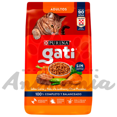 GATI ADULTOS SABOR A CARNE Y POLLO A LA JARDINERA 15 KG