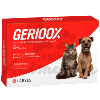 GERIOOX ANTIOXIDANTE 30 COMPRIMIDOS PERROS Y GATOS1