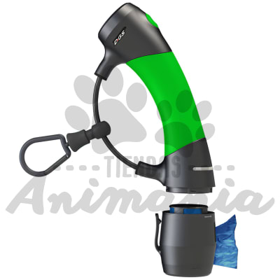 IM GISMO MANGO CON DISPENSADOR DE BOLSAS PARA FECAS MULTIUSOS TRAILLA | LINTERNA COLOR VERDE1