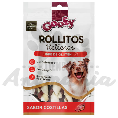 GOOFY SNACKS ROLLITOS RELLENOS LIBRE DE GLUTEN 3 UDS1