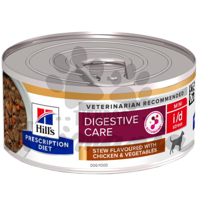 HILLS PERRO LATA I/D CUIDADO DIGESTIVO CHICKEN & VEGETABLES STEW 156 GR1
