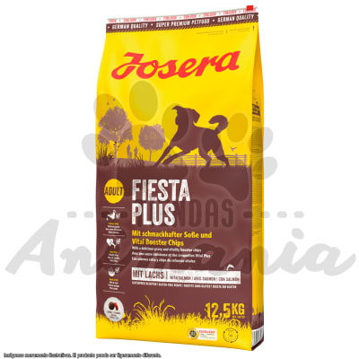 JOSERA PERRO ADULTO FESTA PLUS - CROQUETAS DOBLES DE SALMON Y AVE 12.5 KG