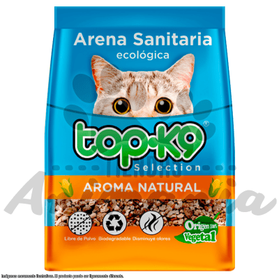 TOP-K9 ARENA SANITARIA ECOLÓGICA 10 KG NATURAL1