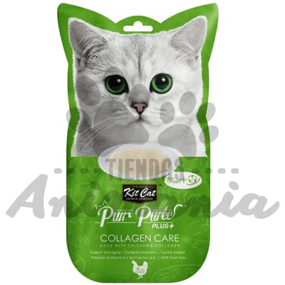 KITCAT PLUS + COLLAGEN CARE CHICKEN & COLLAGEN 4 X 15 GR1