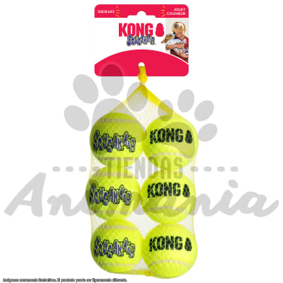 KONG PELOTA CHIRREANTE BALL AIR X6 TALLA M CON SONIDO1