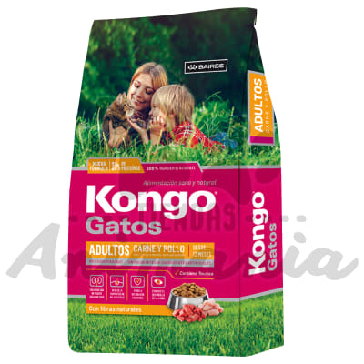 KONGO PARA GATO ADULTO SABOR A CARNE Y POLLO 8 KG