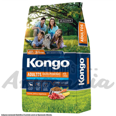 KONGO PERRO ADULTO RAZA PEQUEÑA SABOR CARNE POLLO Y VEGETALES 15 KG