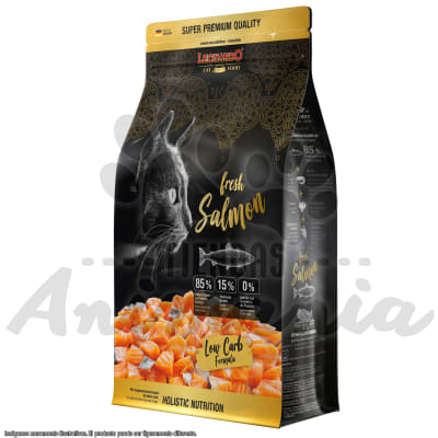 LEONARDO FRESH SALMON | GATOS ADULTOS SABOR A CARNE SALMON 1.5 KG