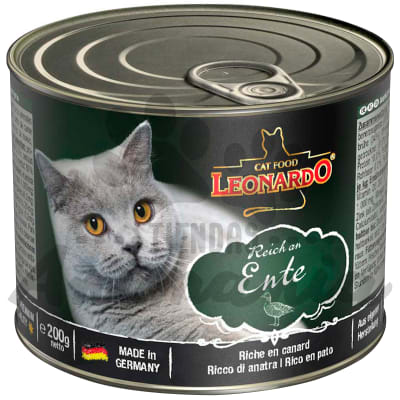 LEONARDO LATA QUALITY SELECTION PATO ADULTO 200 GR