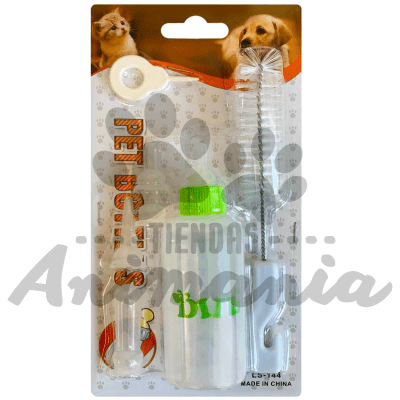 SET DE CEPILLO Y MAMADERA PEQUEÑO 60 ML1