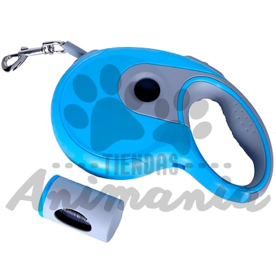 MARBEN PETS TRAILLA RETRACTIL CON BOLSA1