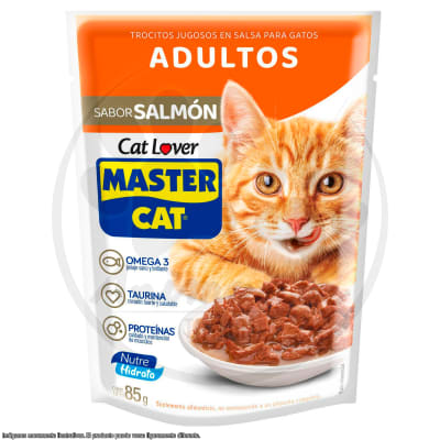 MASTER CAT POUCH SALMÓN 85 GR