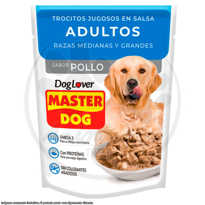 MASTER DOG POUCH ADULTO POLLO 100 GR