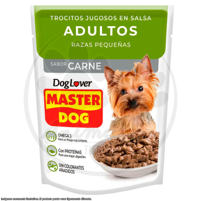 MASTER DOG POUCH RAZA PEQUEÑA CARNE 85 GR1