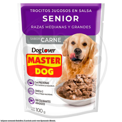 MASTER DOG POUCH SENIOR CARNE 100 GR1