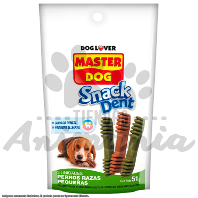 MASTER DOG SNACK DENTAL RAZA PEQUEÑA 51 GR1