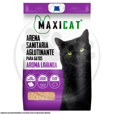MAXI CAT ARENA SANITARIA AGLUTINANTE LAVANDA 8 KG1