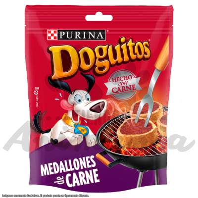 DOGUITOS SNACK PARA PERROS MEDALLONES DE CARNE 65 GR1